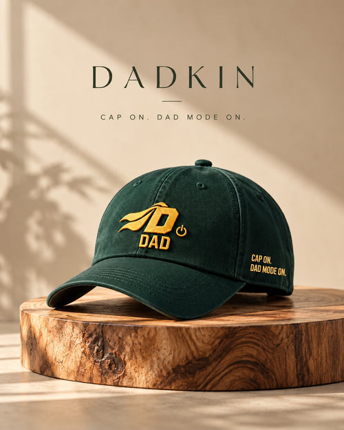 DADKIN Moss Cap with gold embroidery