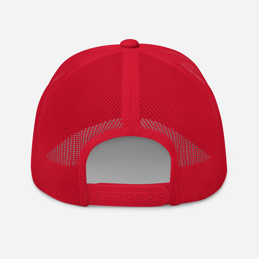 DADKIN Red Trucker Cap back