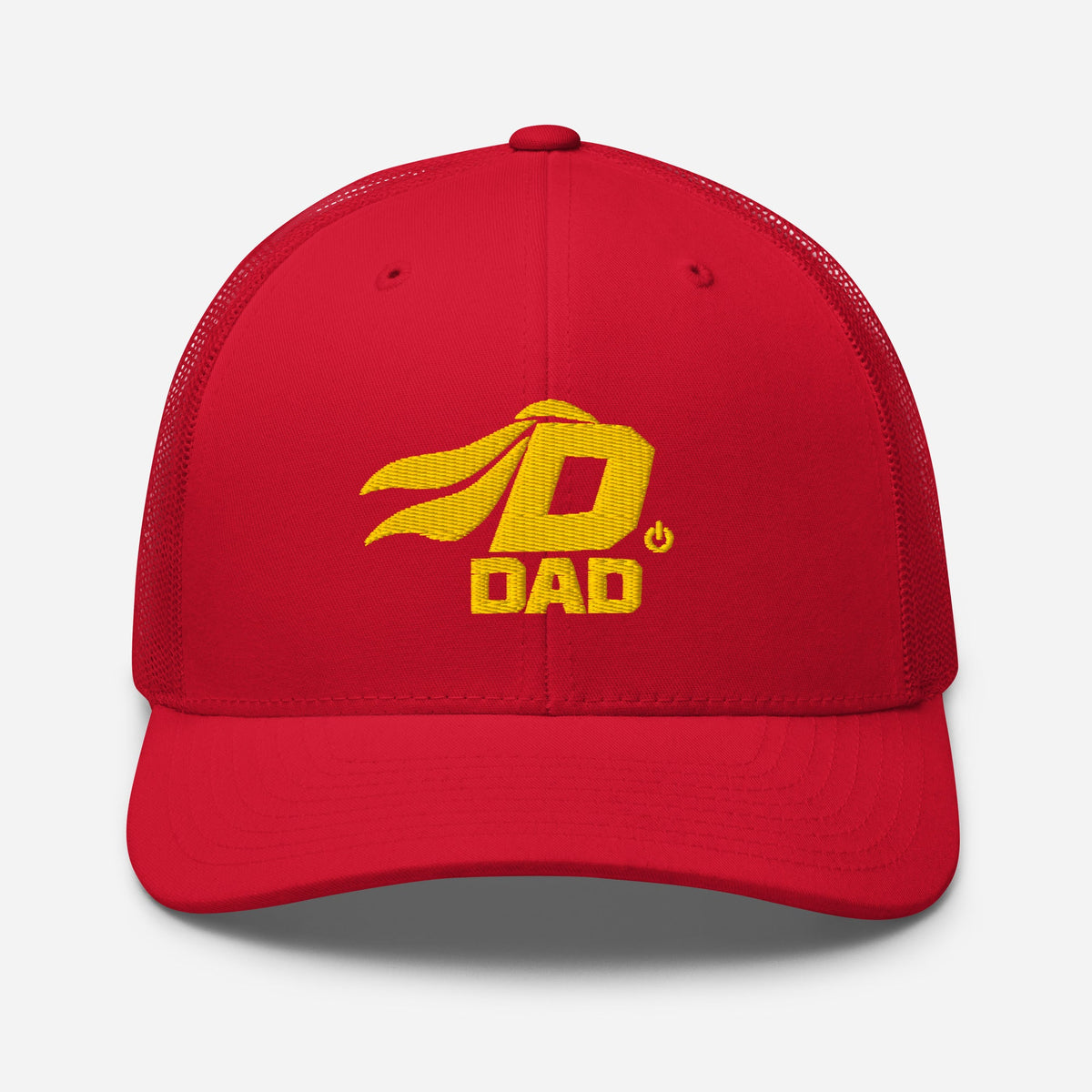 DADKIN Red Trucker Cap front