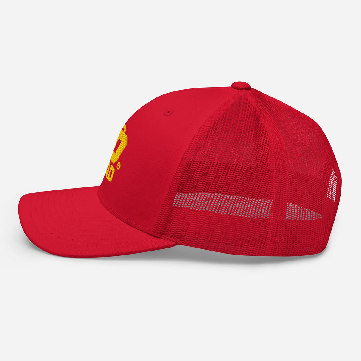 DADKIN Red Trucker Cap left