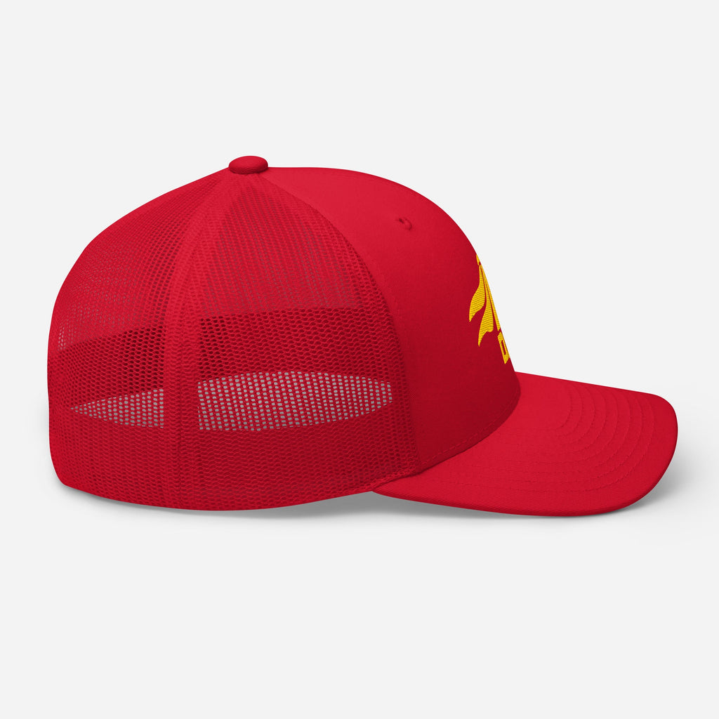 DADKIN Red Trucker Cap right